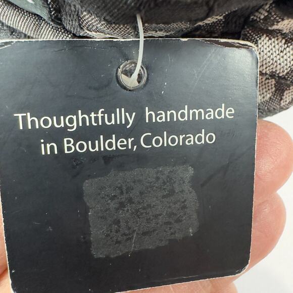 Maruca Bag Black White Fabric Ditty Bag Made in Boulder, CO Yarn Project Bag NWT - Picture 5 of 9